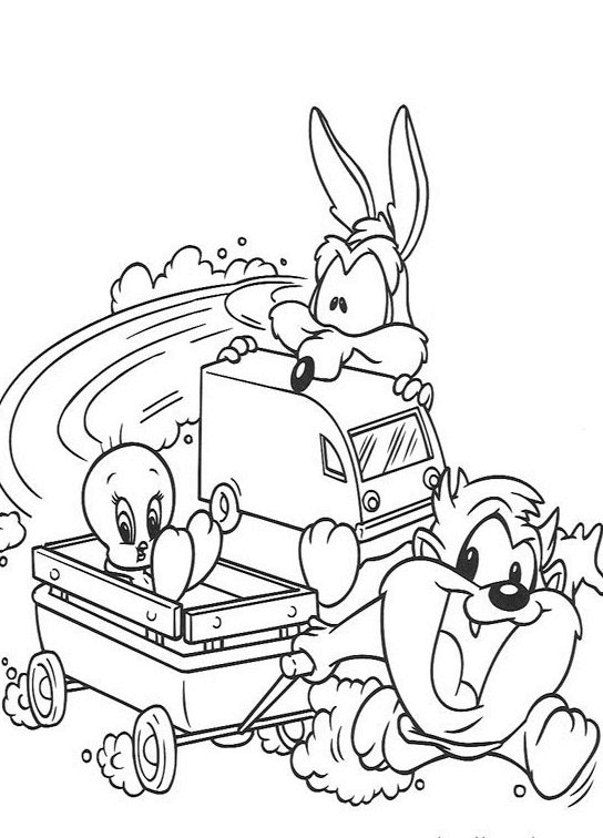 Dibujo para colorear: Baby Looney Tunes (Dibujos animados) #26586 - Dibujos para Colorear e Imprimir Gratis