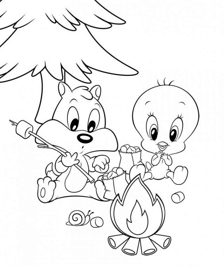 Dibujo para colorear: Baby Looney Tunes (Dibujos animados) #26587 - Dibujos para Colorear e Imprimir Gratis
