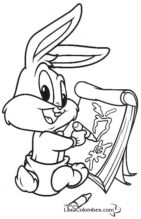 Dibujo para colorear: Baby Looney Tunes (Dibujos animados) #26613 - Dibujos para Colorear e Imprimir Gratis