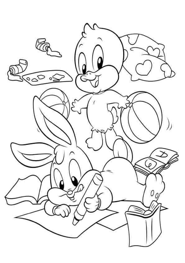 Dibujo para colorear: Baby Looney Tunes (Dibujos animados) #26682 - Dibujos para Colorear e Imprimir Gratis