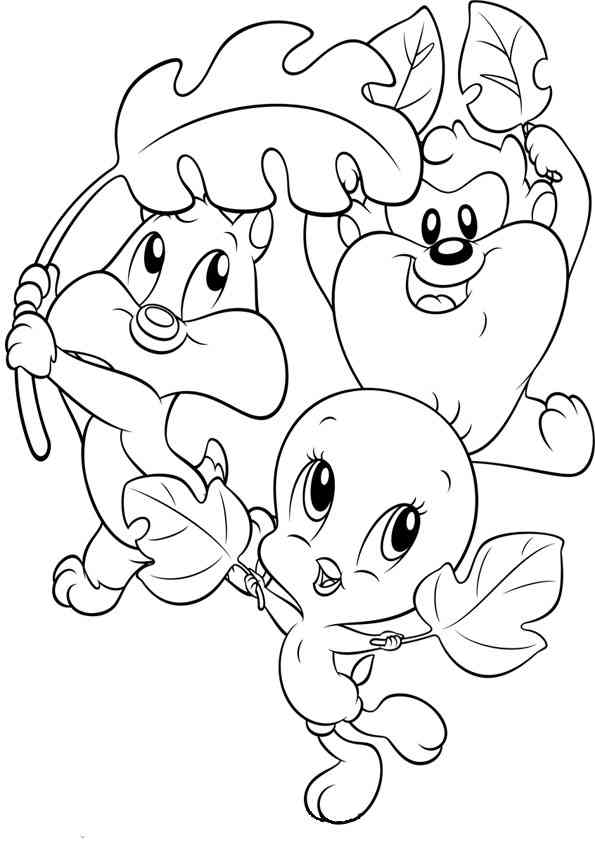 Dibujo para colorear: Baby Looney Tunes (Dibujos animados) #26691 - Dibujos para Colorear e Imprimir Gratis