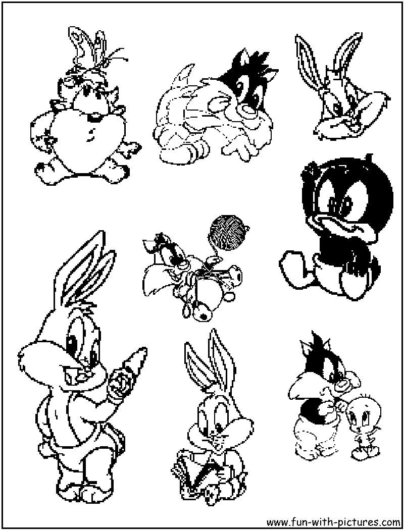 Dibujo para colorear: Baby Looney Tunes (Dibujos animados) #26695 - Dibujos para Colorear e Imprimir Gratis