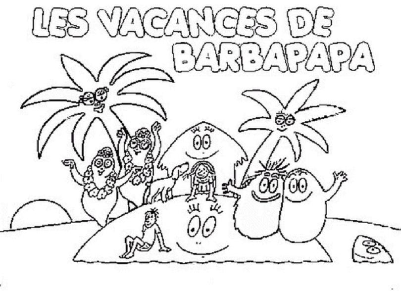 Dibujo para colorear: Barbapapa (Dibujos animados) #36460 - Dibujos para Colorear e Imprimir Gratis