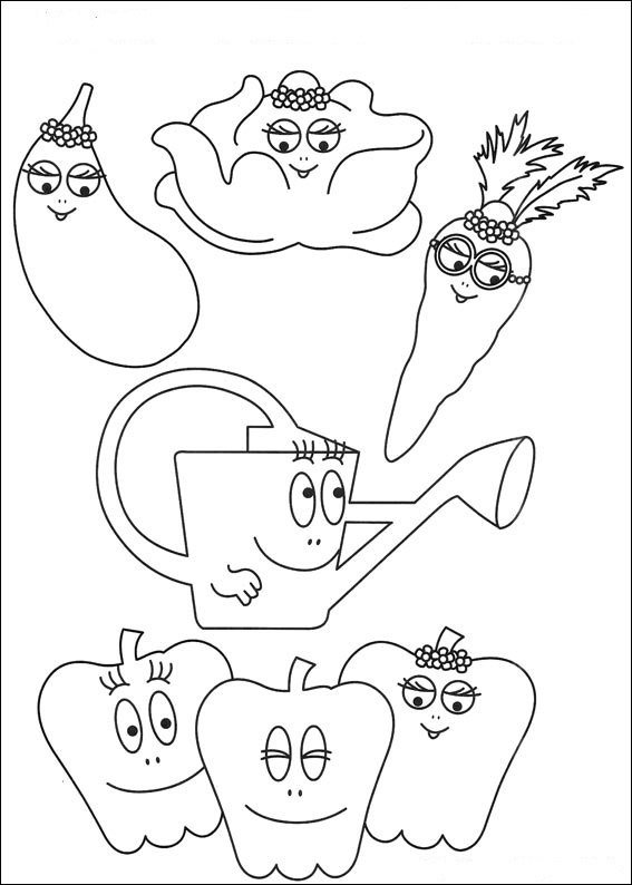 Dibujo para colorear: Barbapapa (Dibujos animados) #36609 - Dibujos para Colorear e Imprimir Gratis