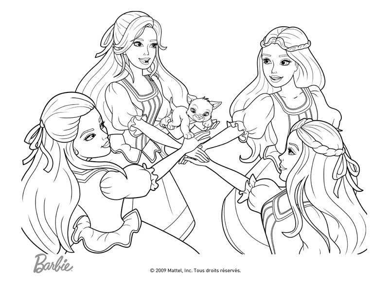 Dibujo para colorear: Barbie (Dibujos animados) #27594 - Dibujos para Colorear e Imprimir Gratis