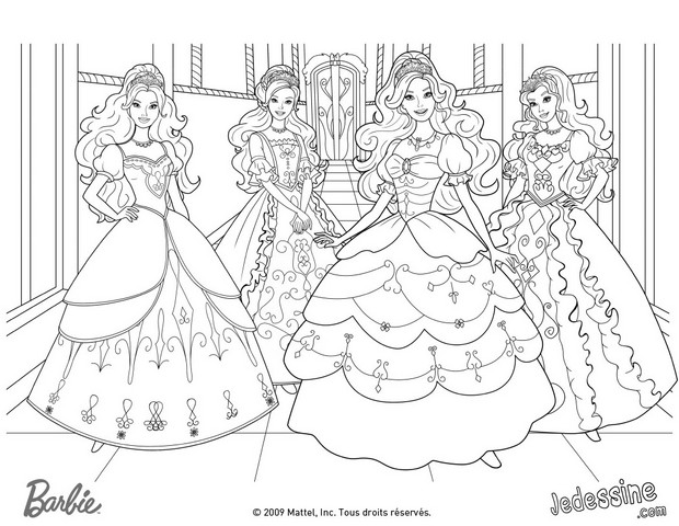 Dibujo para colorear: Barbie (Dibujos animados) #27849 - Dibujos para Colorear e Imprimir Gratis