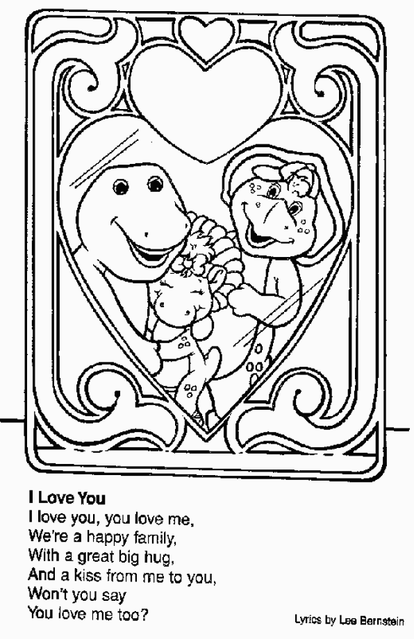 Dibujo para colorear: Barney and friends (Dibujos animados) #40961 - Dibujos para Colorear e Imprimir Gratis