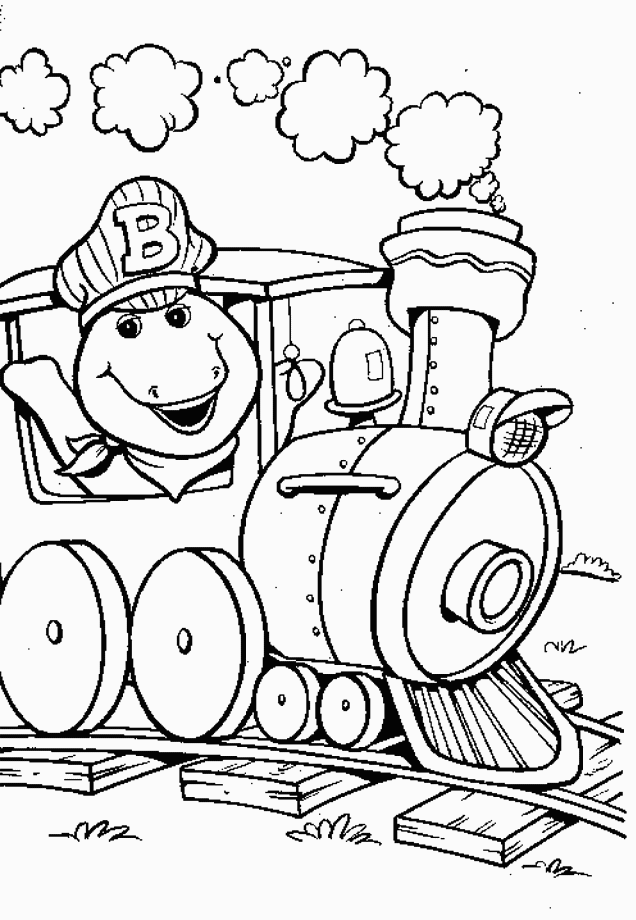 Dibujo para colorear: Barney and friends (Dibujos animados) #40965 - Dibujos para Colorear e Imprimir Gratis
