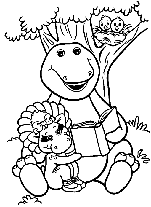 Dibujo para colorear: Barney and friends (Dibujos animados) #41005 - Dibujos para Colorear e Imprimir Gratis