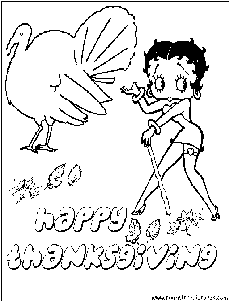 Dibujo para colorear: Betty Boop (Dibujos animados) #26065 - Dibujos para Colorear e Imprimir Gratis