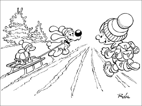 Dibujo para colorear: Billy and Buddy (Dibujos animados) #25407 - Dibujos para Colorear e Imprimir Gratis