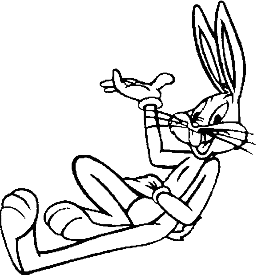 Dibujo para colorear: Bugs Bunny (Dibujos animados) #26309 - Dibujos para Colorear e Imprimir Gratis