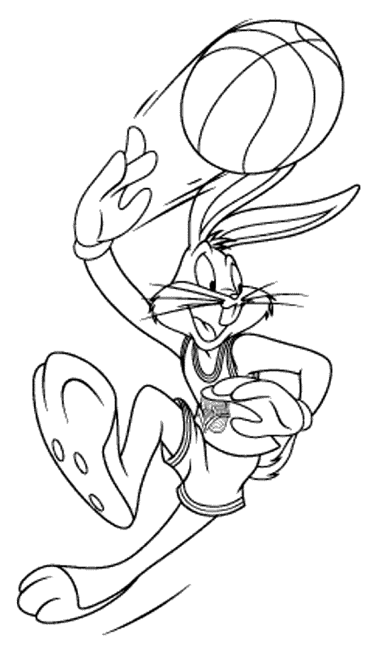 Dibujo para colorear: Bugs Bunny (Dibujos animados) #26329 - Dibujos para Colorear e Imprimir Gratis