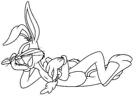 Dibujo para colorear: Bugs Bunny (Dibujos animados) #26353 - Dibujos para Colorear e Imprimir Gratis