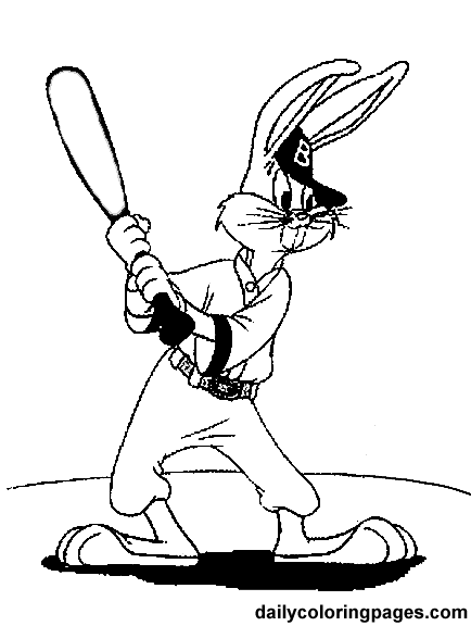 Dibujo para colorear: Bugs Bunny (Dibujos animados) #26356 - Dibujos para Colorear e Imprimir Gratis