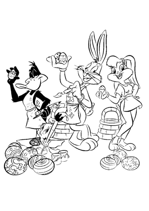 Dibujo para colorear: Bugs Bunny (Dibujos animados) #26361 - Dibujos para Colorear e Imprimir Gratis