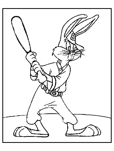Dibujo para colorear: Bugs Bunny (Dibujos animados) #26364 - Dibujos para Colorear e Imprimir Gratis