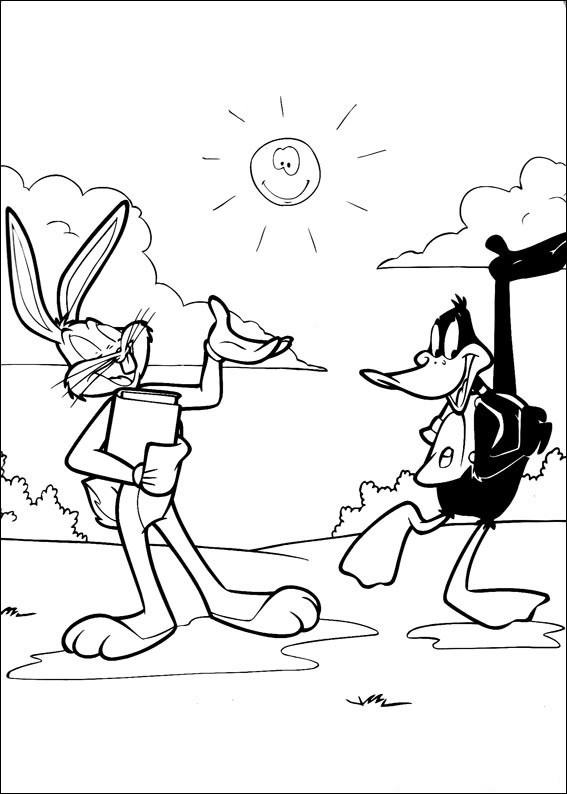 Dibujo para colorear: Bugs Bunny (Dibujos animados) #26366 - Dibujos para Colorear e Imprimir Gratis