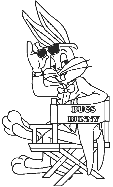 Dibujo para colorear: Bugs Bunny (Dibujos animados) #26391 - Dibujos para Colorear e Imprimir Gratis
