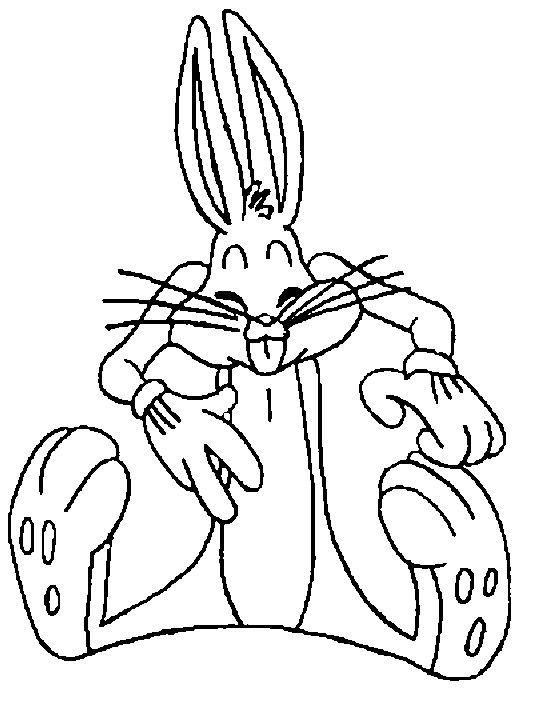 Dibujo para colorear: Bugs Bunny (Dibujos animados) #26397 - Dibujos para Colorear e Imprimir Gratis