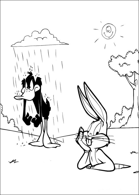 Dibujo para colorear: Bugs Bunny (Dibujos animados) #26422 - Dibujos para Colorear e Imprimir Gratis