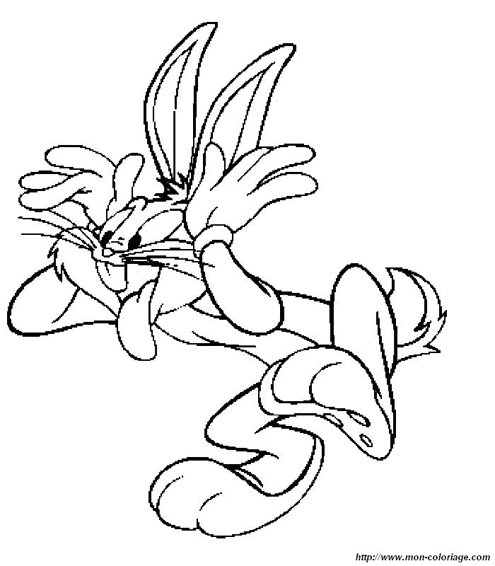 Dibujo para colorear: Bugs Bunny (Dibujos animados) #26432 - Dibujos para Colorear e Imprimir Gratis