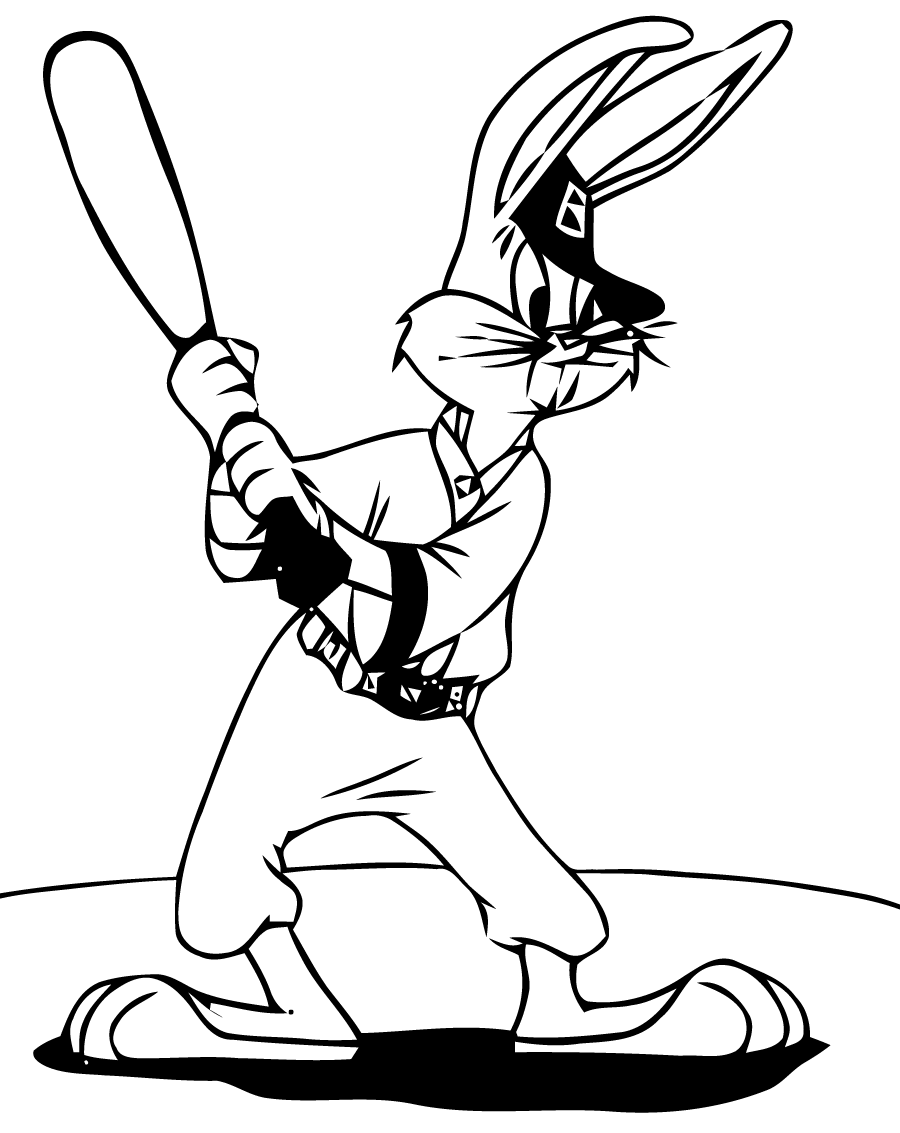 Dibujo para colorear: Bugs Bunny (Dibujos animados) #26453 - Dibujos para Colorear e Imprimir Gratis