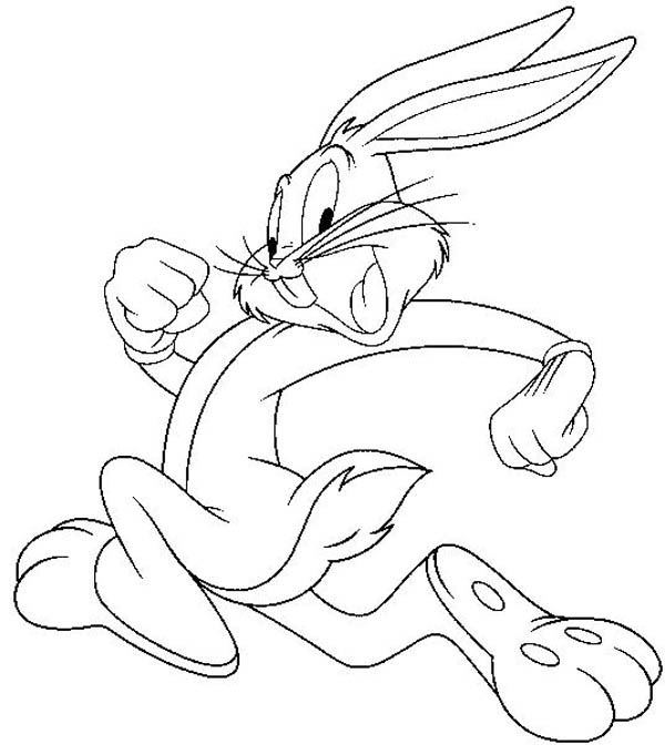 Dibujo para colorear: Bugs Bunny (Dibujos animados) #26464 - Dibujos para Colorear e Imprimir Gratis
