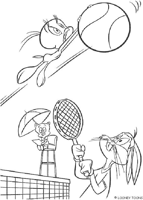 Dibujo para colorear: Bugs Bunny (Dibujos animados) #26485 - Dibujos para Colorear e Imprimir Gratis