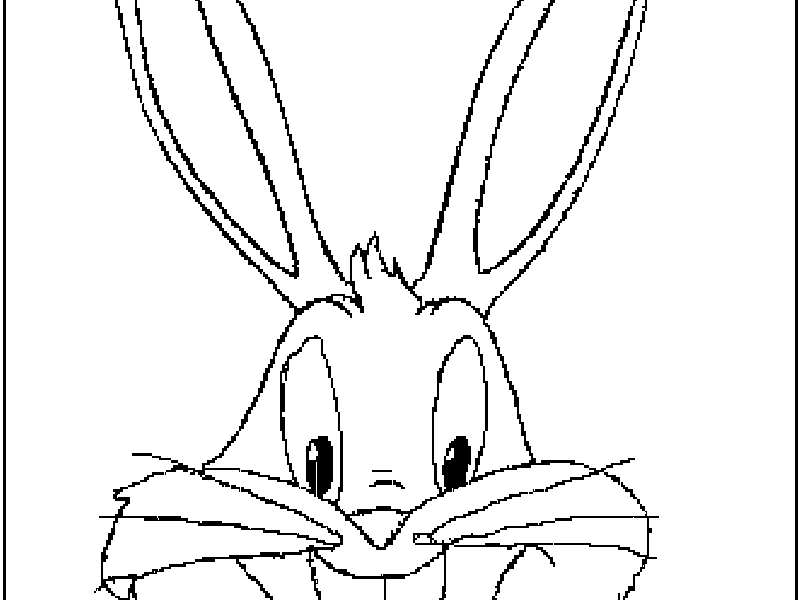 Dibujo para colorear: Bugs Bunny (Dibujos animados) #26493 - Dibujos para Colorear e Imprimir Gratis