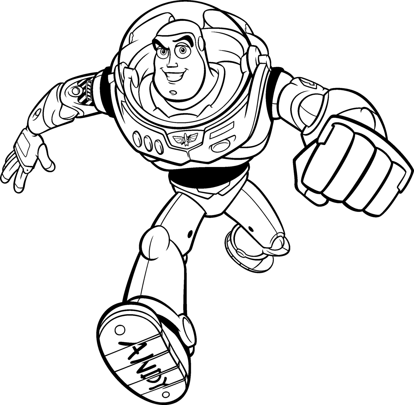 Dibujo para colorear: Buzz Lightyear of Star Command (Dibujos animados) #46690 - Dibujos para Colorear e Imprimir Gratis