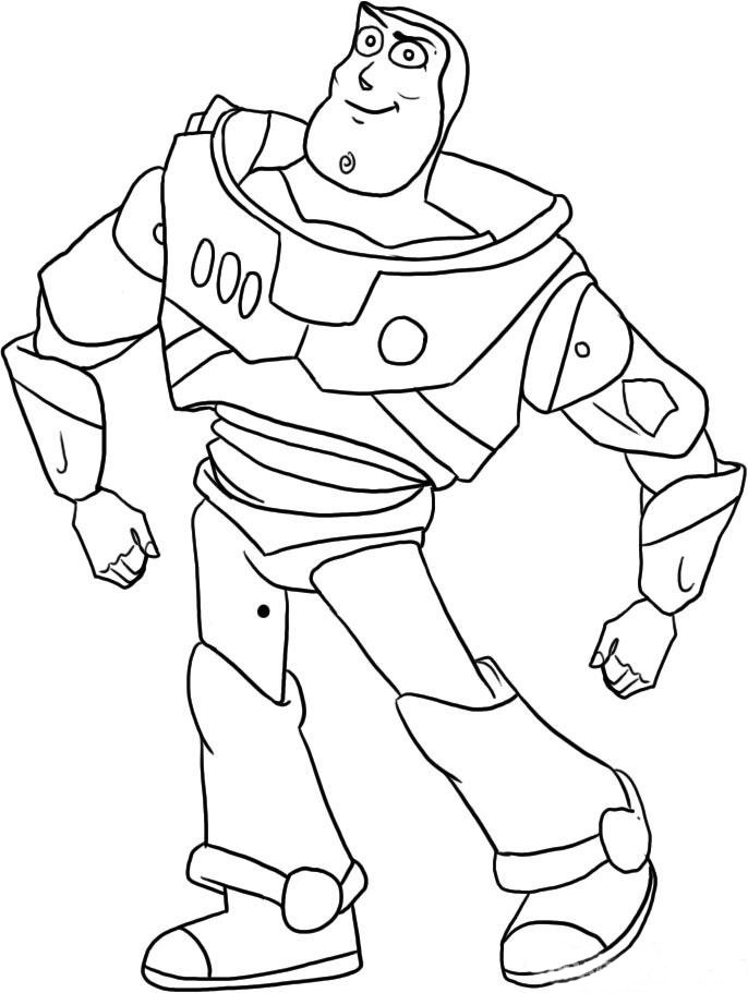 Dibujo para colorear: Buzz Lightyear of Star Command (Dibujos animados) #46711 - Dibujos para Colorear e Imprimir Gratis