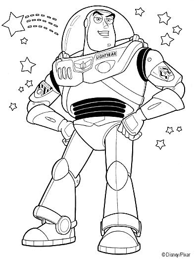 Dibujo para colorear: Buzz Lightyear of Star Command (Dibujos animados) #46721 - Dibujos para Colorear e Imprimir Gratis