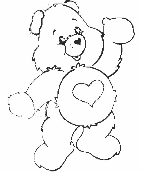 Dibujo para colorear: Care Bears (Dibujos animados) #37128 - Dibujos para Colorear e Imprimir Gratis