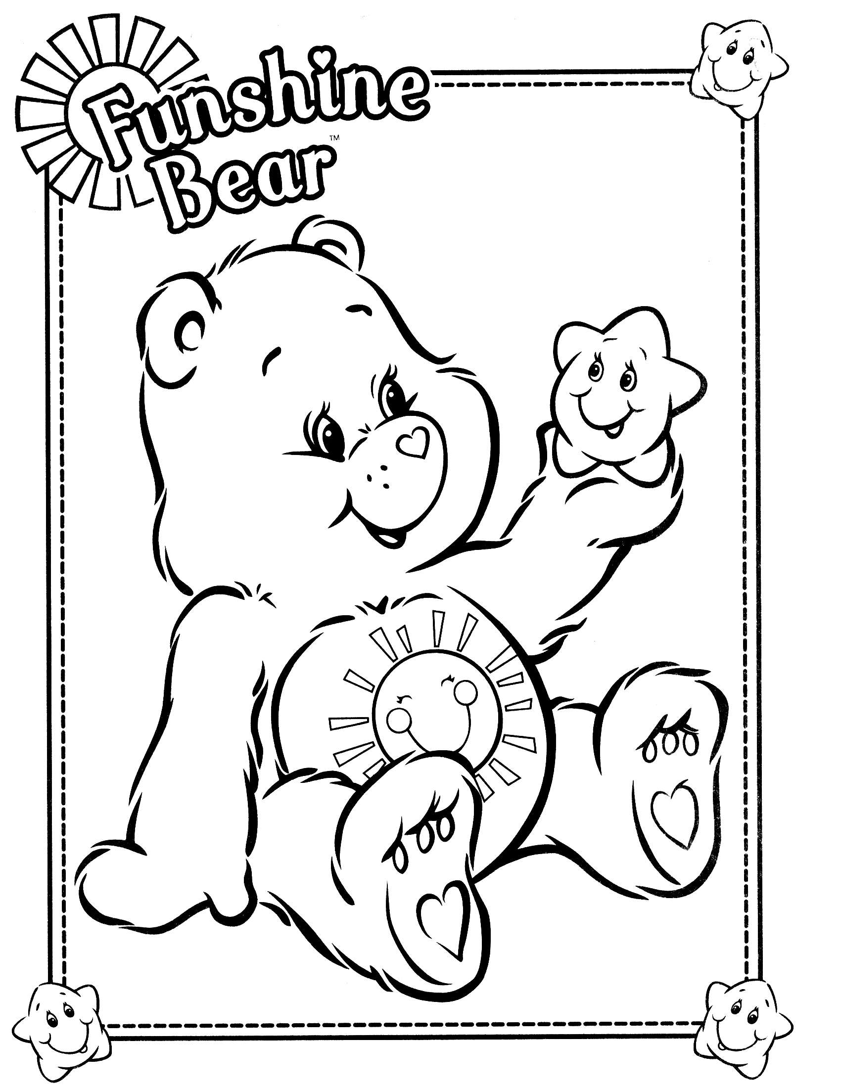 Dibujo para colorear: Care Bears (Dibujos animados) #37169 - Dibujos para Colorear e Imprimir Gratis
