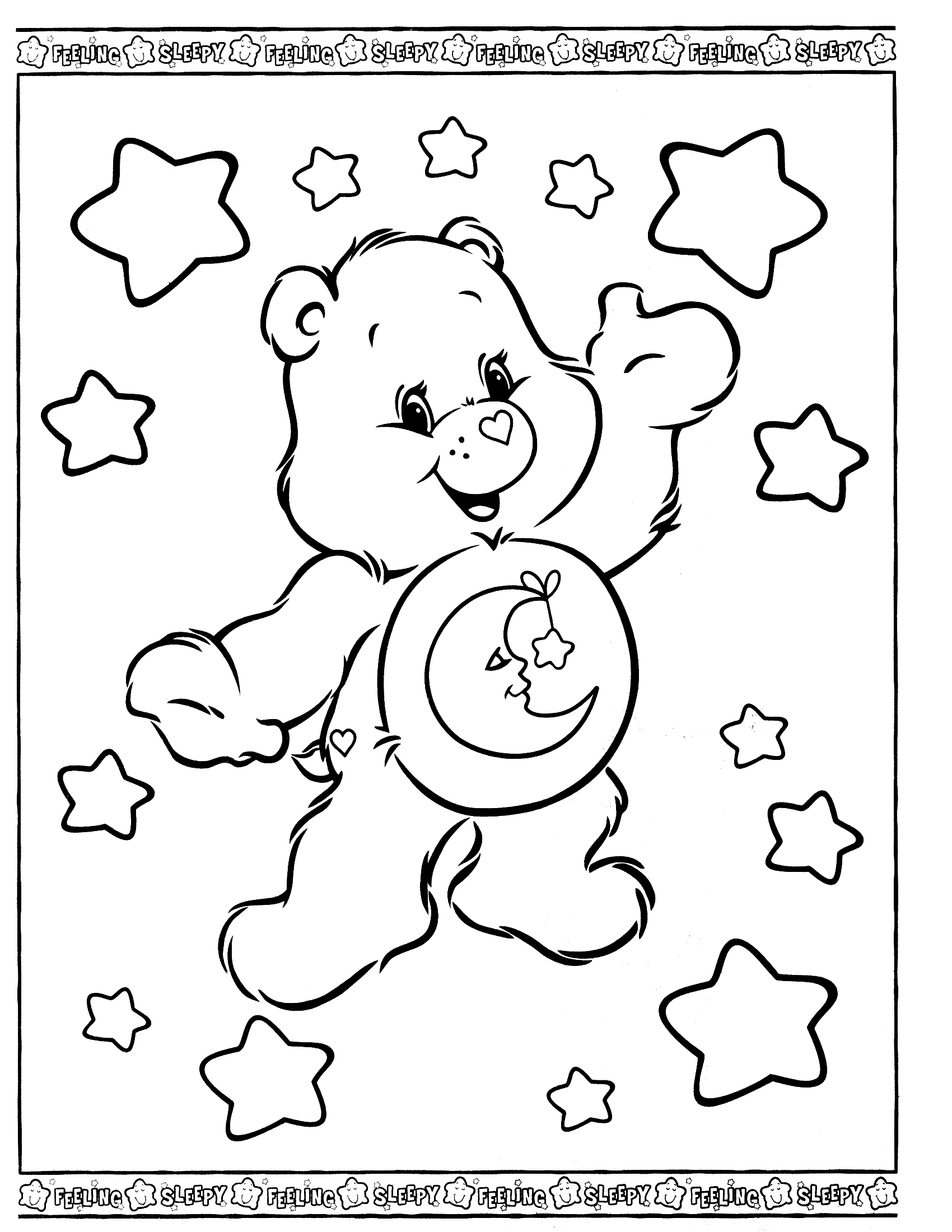 Dibujo para colorear: Care Bears (Dibujos animados) #37197 - Dibujos para Colorear e Imprimir Gratis