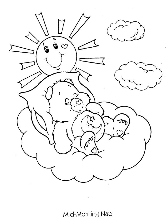 Dibujo para colorear: Care Bears (Dibujos animados) #37205 - Dibujos para Colorear e Imprimir Gratis