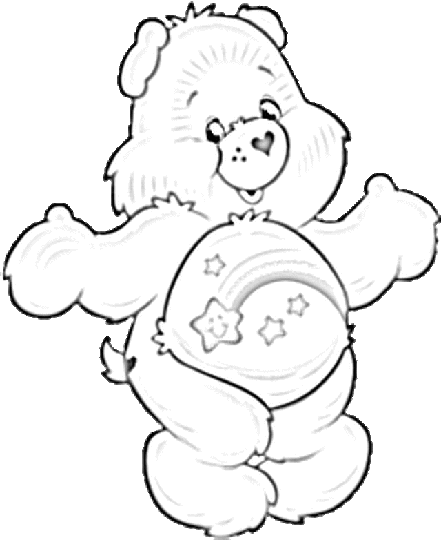 Dibujo para colorear: Care Bears (Dibujos animados) #37222 - Dibujos para Colorear e Imprimir Gratis
