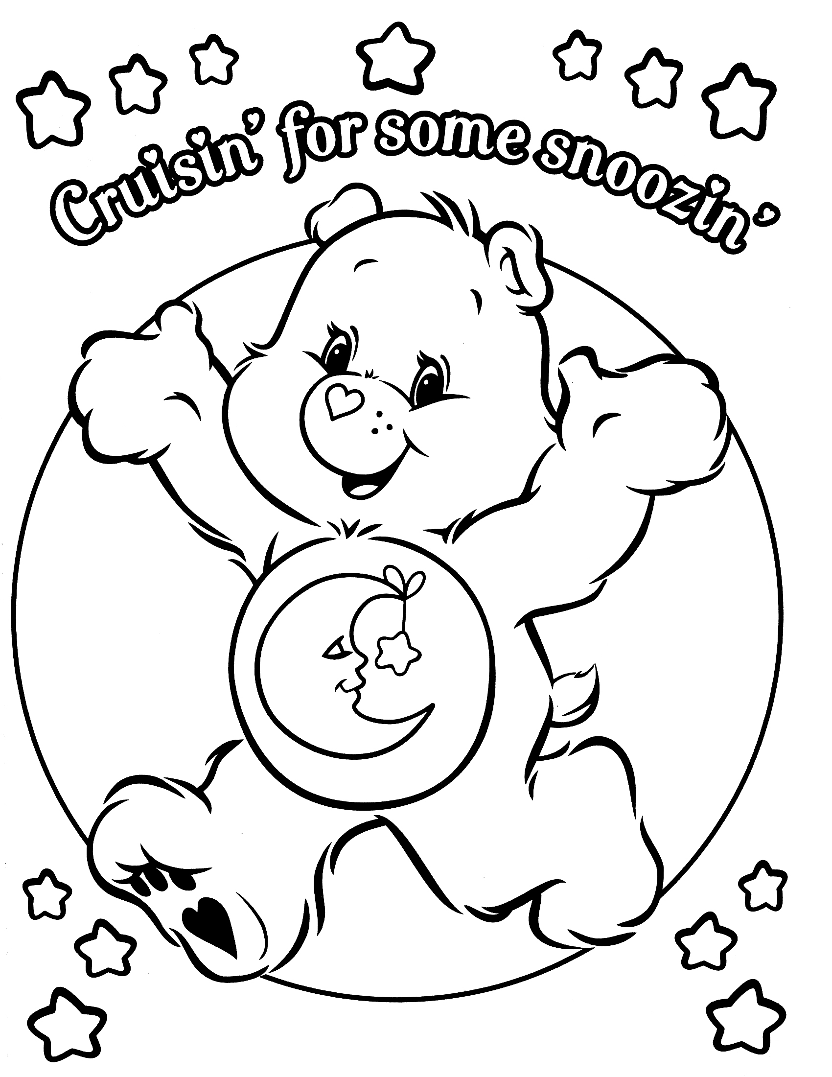 Dibujo para colorear: Care Bears (Dibujos animados) #37254 - Dibujos para Colorear e Imprimir Gratis