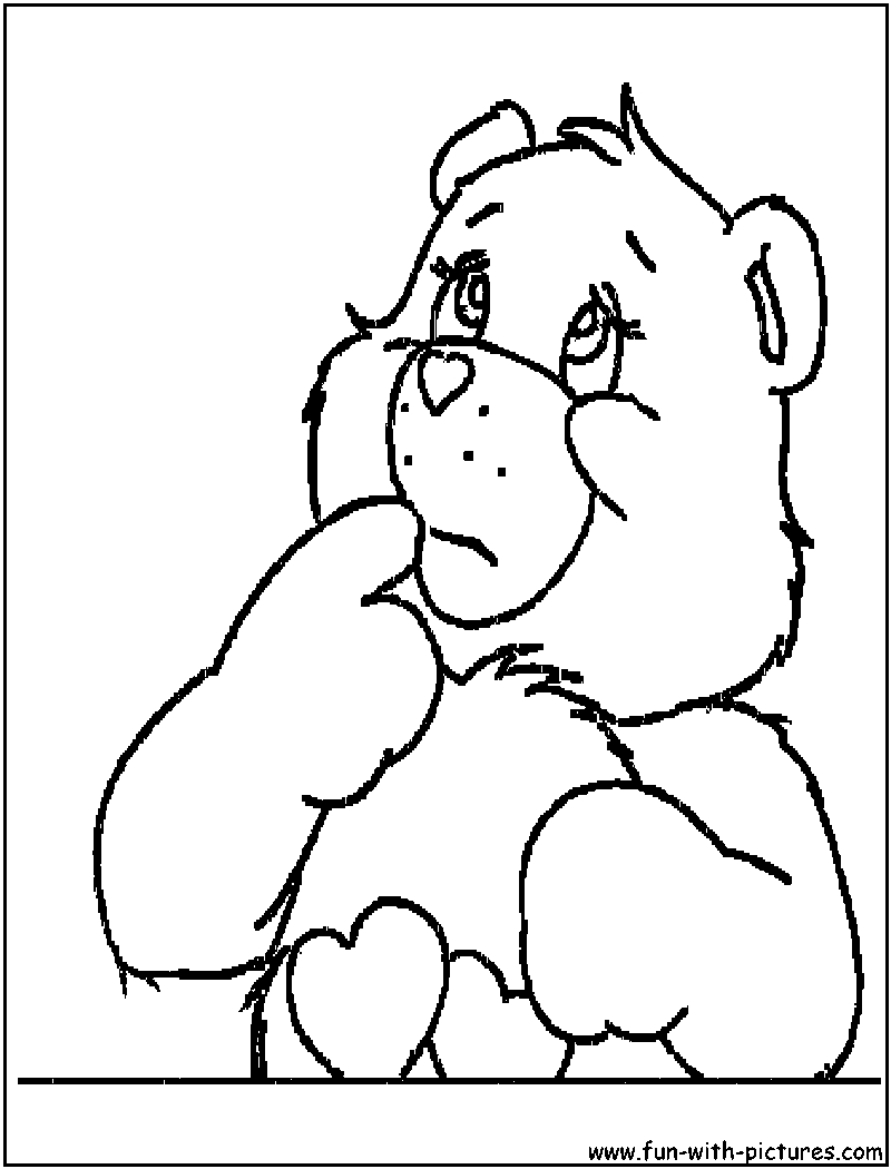 Dibujo para colorear: Care Bears (Dibujos animados) #37305 - Dibujos para Colorear e Imprimir Gratis