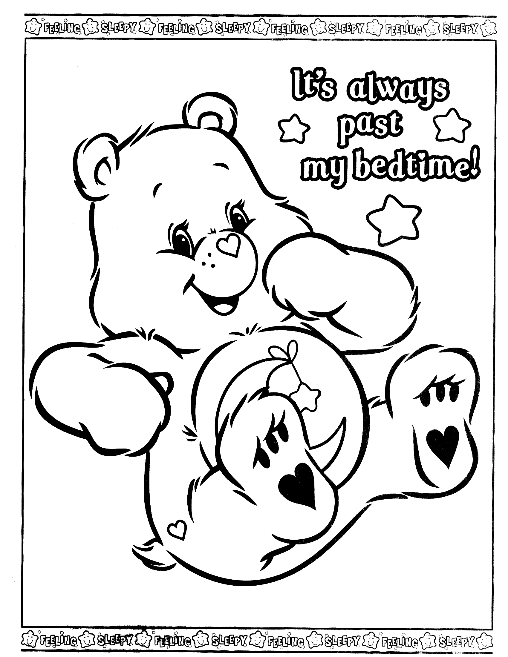 Dibujo para colorear: Care Bears (Dibujos animados) #37315 - Dibujos para Colorear e Imprimir Gratis