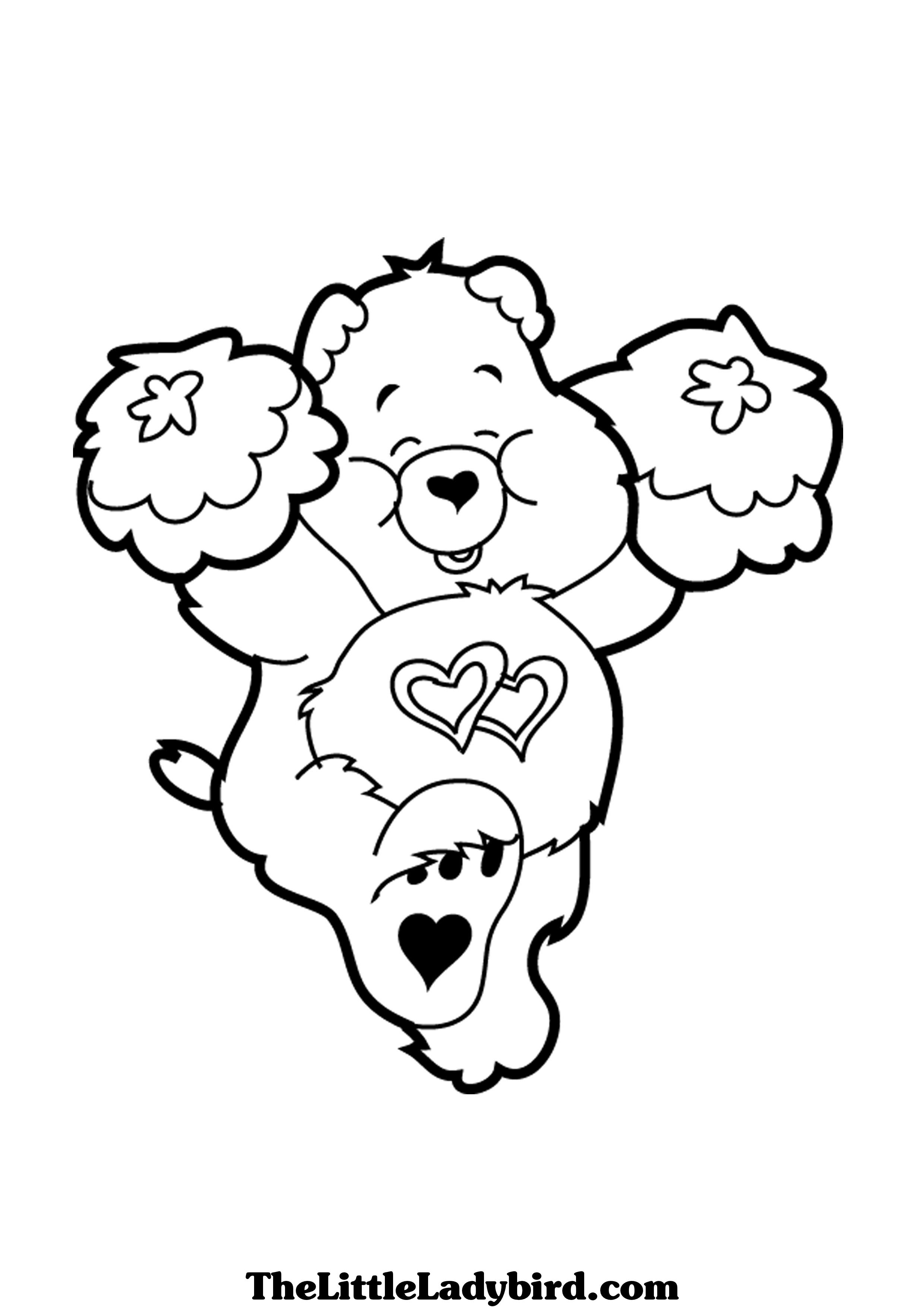 Dibujo para colorear: Care Bears (Dibujos animados) #37381 - Dibujos para Colorear e Imprimir Gratis