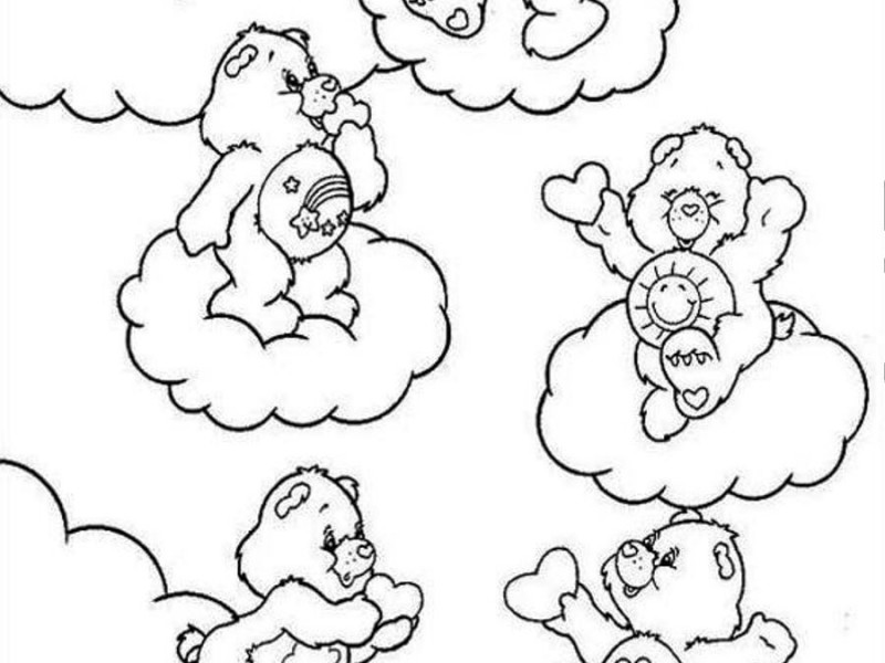 Dibujo para colorear: Care Bears (Dibujos animados) #37383 - Dibujos para Colorear e Imprimir Gratis