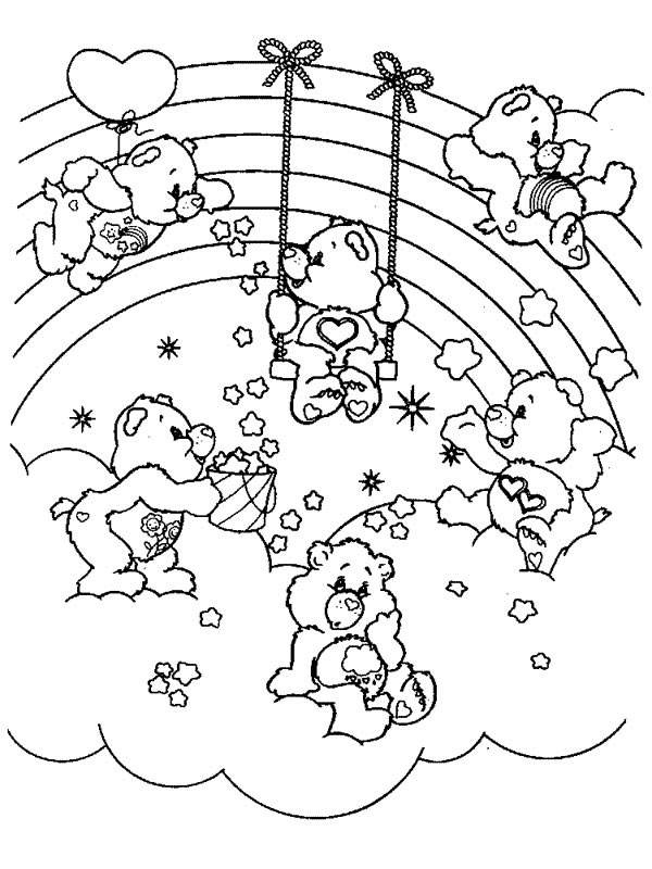 Dibujo para colorear: Care Bears (Dibujos animados) #37387 - Dibujos para Colorear e Imprimir Gratis