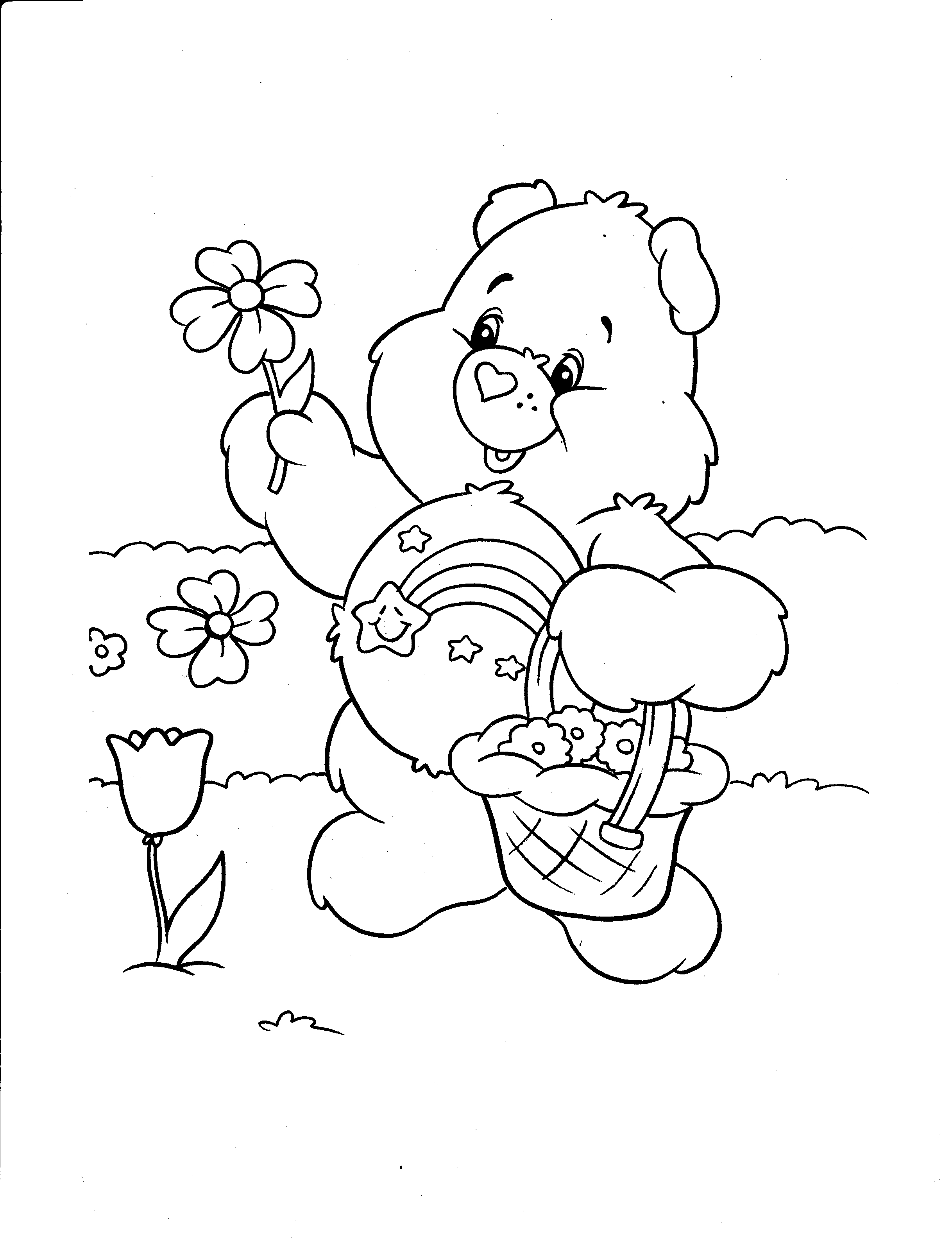 Dibujo para colorear: Care Bears (Dibujos animados) #37404 - Dibujos para Colorear e Imprimir Gratis