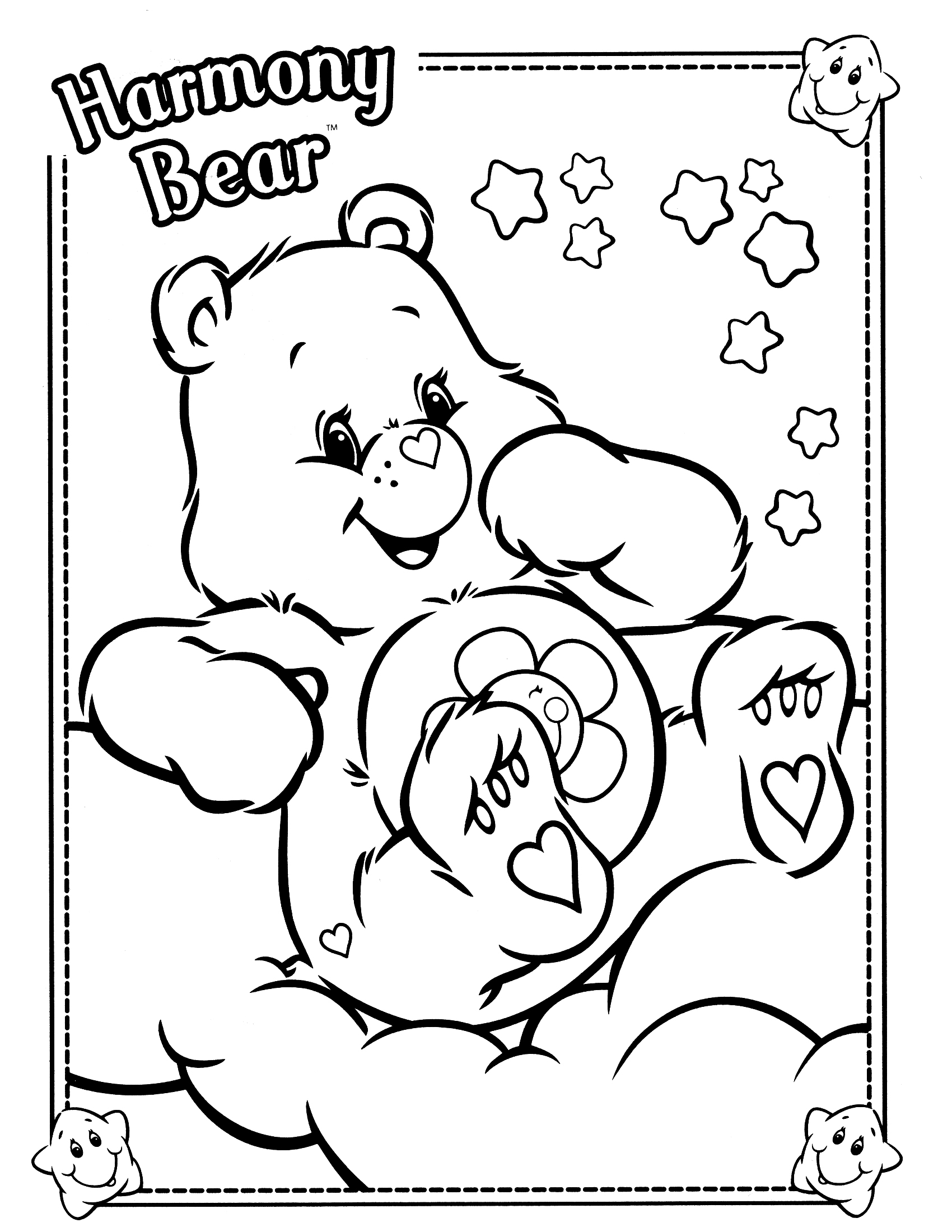 Dibujo para colorear: Care Bears (Dibujos animados) #37407 - Dibujos para Colorear e Imprimir Gratis