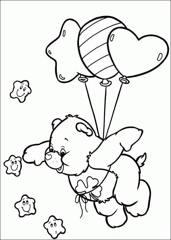 Dibujo para colorear: Care Bears (Dibujos animados) #37483 - Dibujos para Colorear e Imprimir Gratis