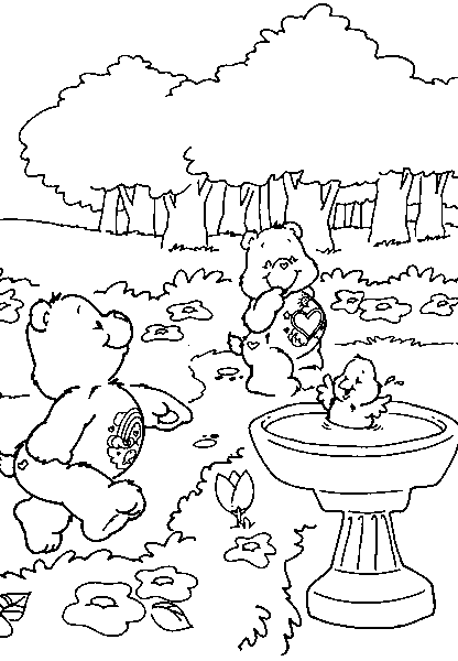 Dibujo para colorear: Care Bears (Dibujos animados) #37533 - Dibujos para Colorear e Imprimir Gratis