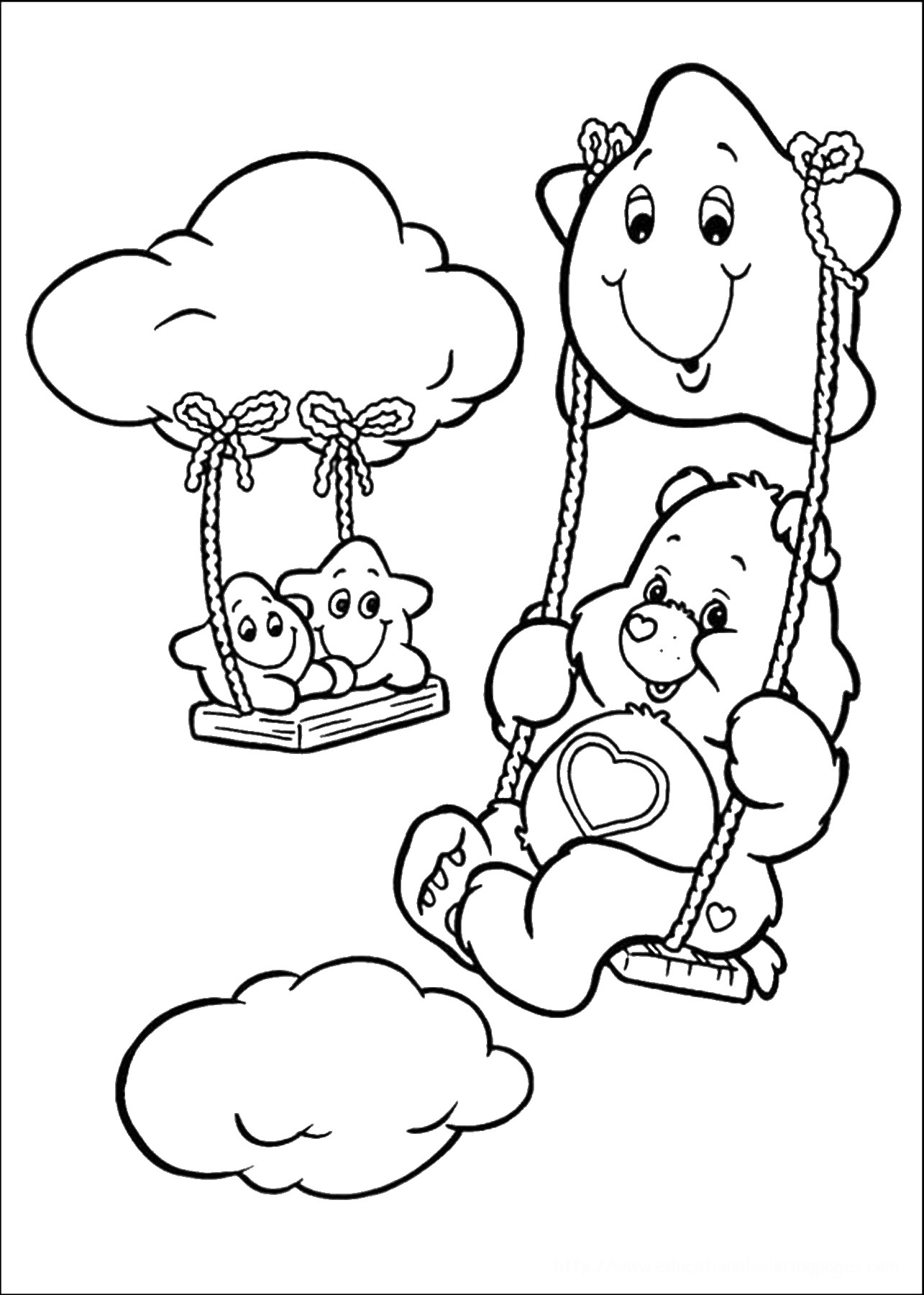 Dibujo para colorear: Care Bears (Dibujos animados) #37558 - Dibujos para Colorear e Imprimir Gratis