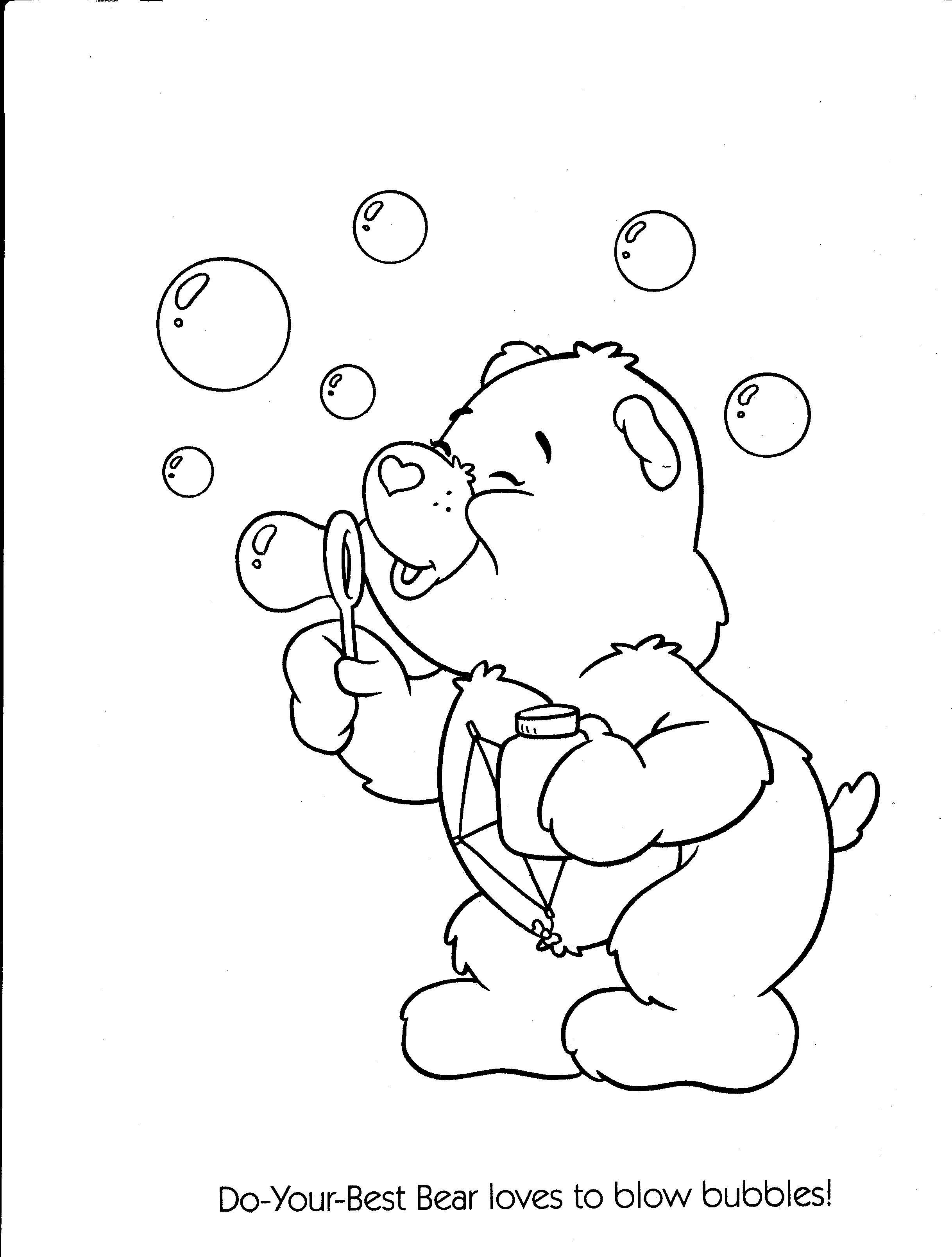 Dibujo para colorear: Care Bears (Dibujos animados) #37560 - Dibujos para Colorear e Imprimir Gratis